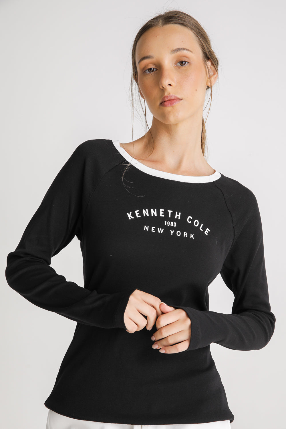 Fitted Cotton Crew Neck T Shirt