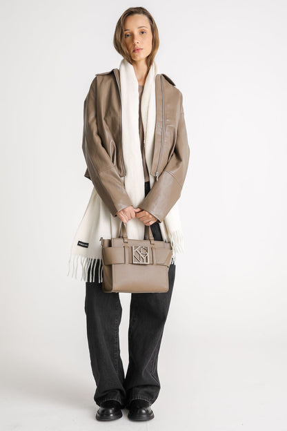 Logo Buckle Shoulder Bag