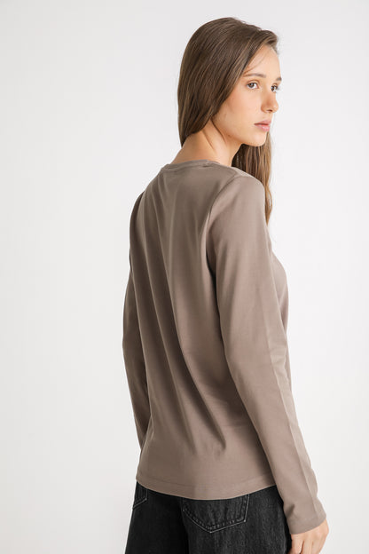 Crew Neck Cotton T Shirt