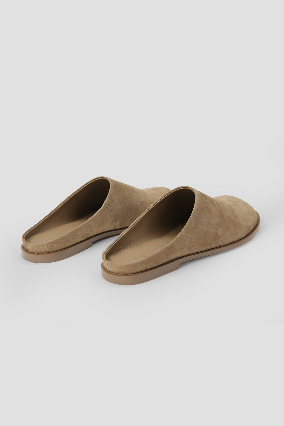 Suede Flat Mules