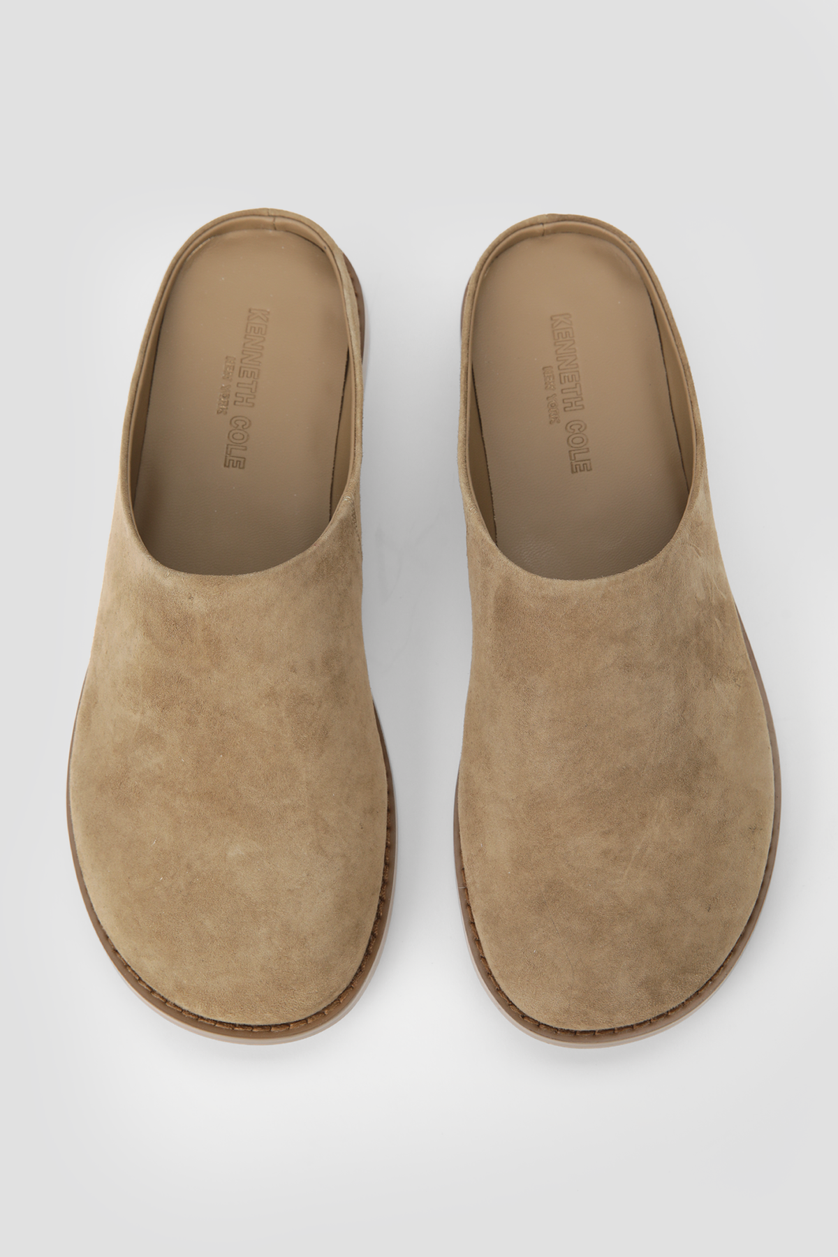 Suede Flat Mules