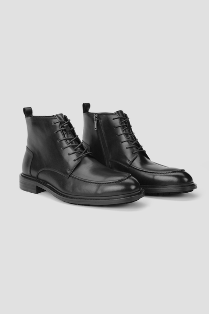 Leather Lace Up Boots