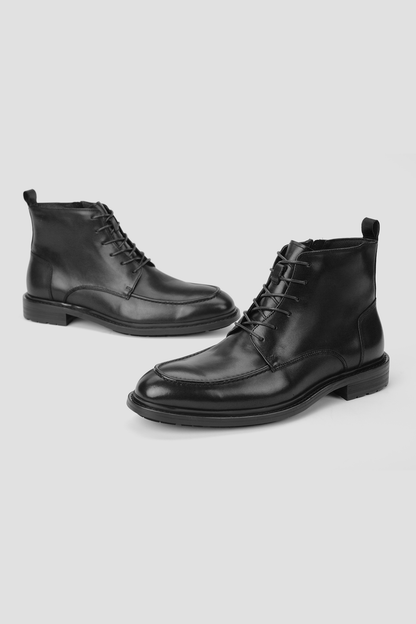 Leather Lace Up Boots