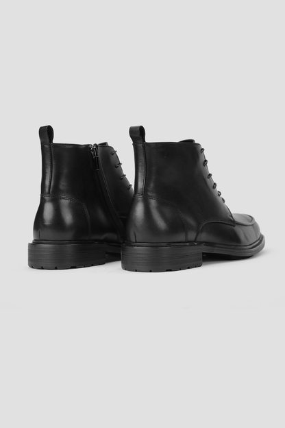 Leather Lace Up Boots