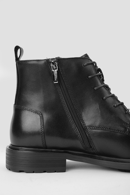 Leather Lace Up Boots