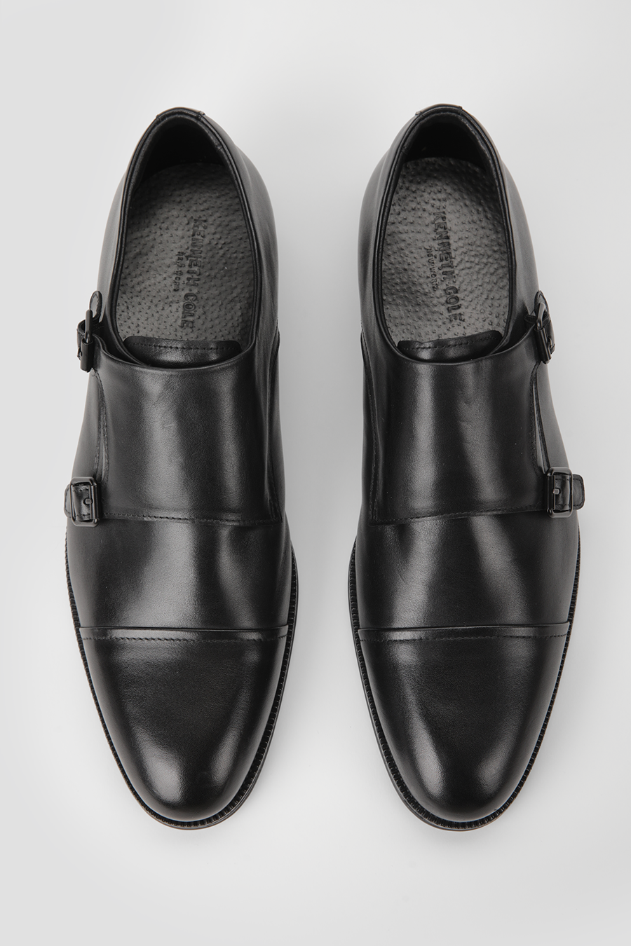 Leather Buckle Strap Shoes
