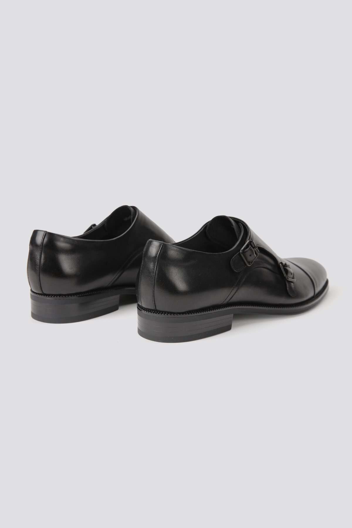 Leather Buckle Strap Shoes