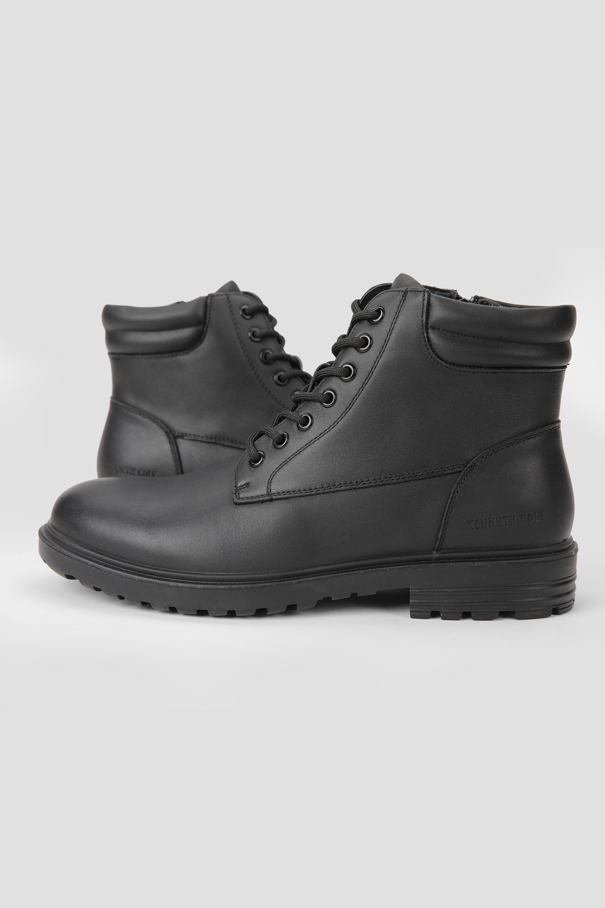 Leather Lace Up Ankle Boots