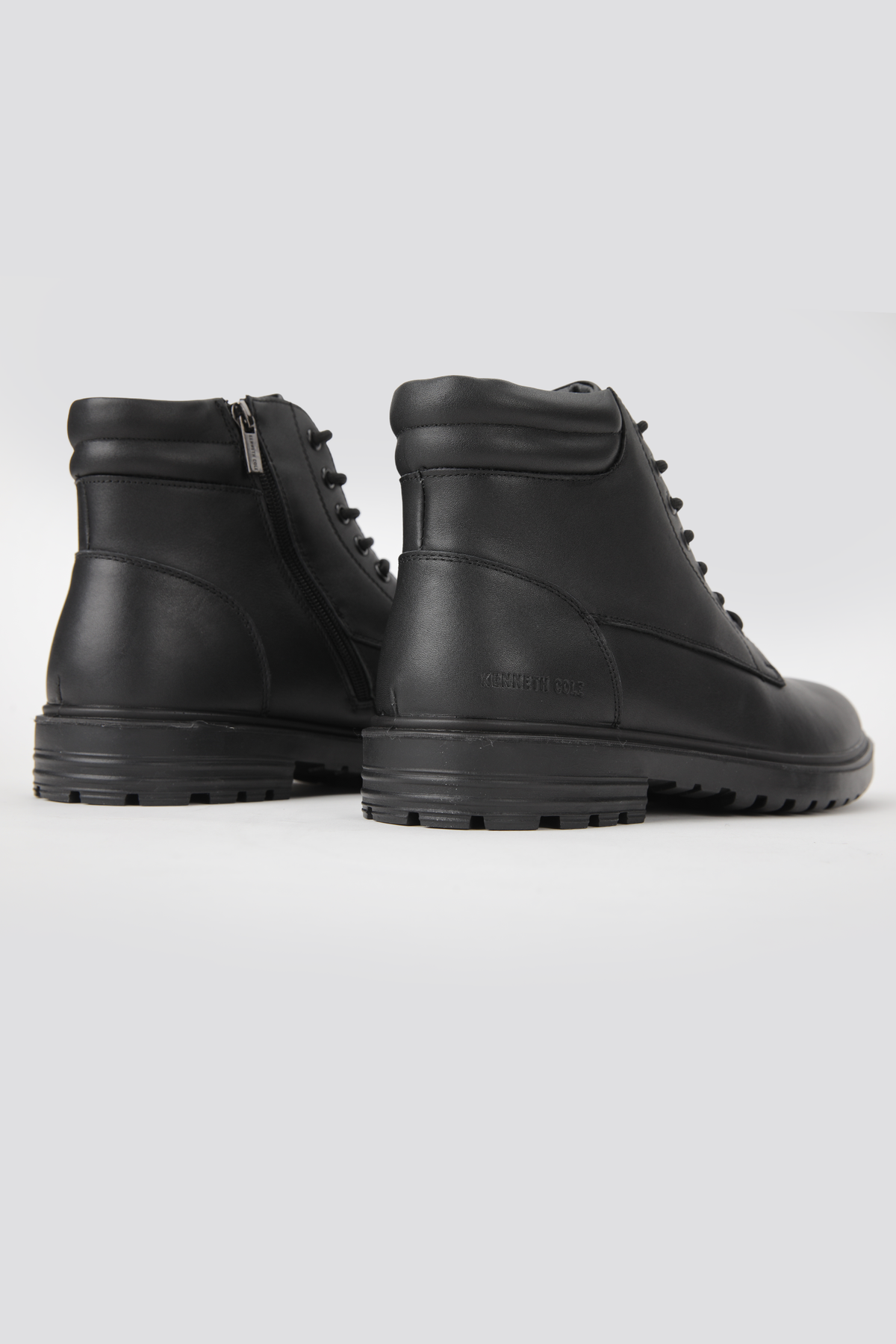 Leather Lace Up Ankle Boots