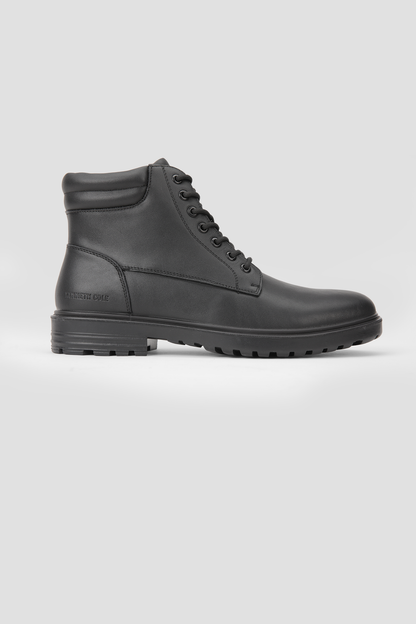 Leather Lace Up Ankle Boots