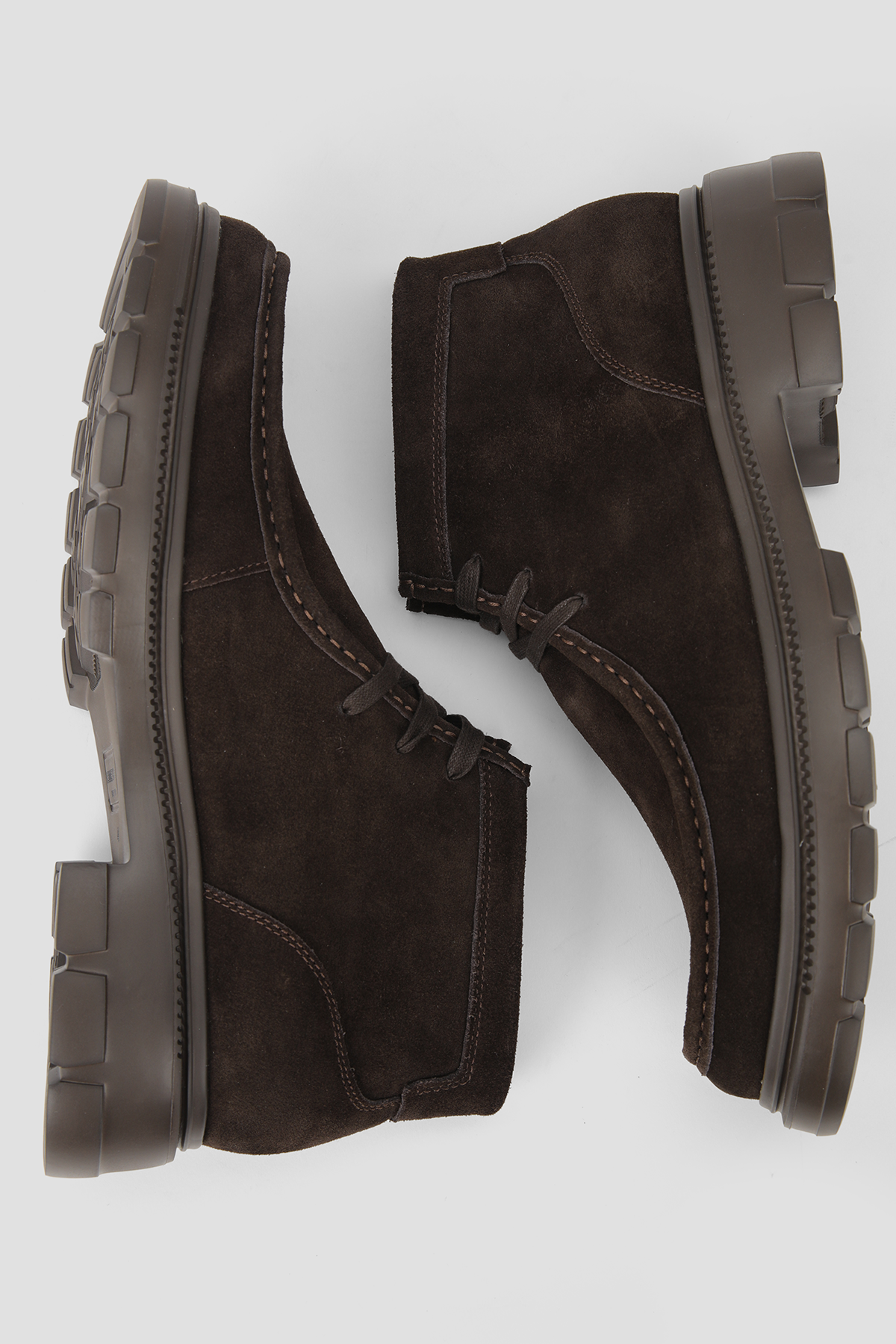 Suede Lace Up Ankle Boots