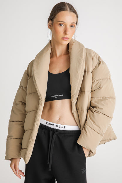 Belted Puffer Jacket