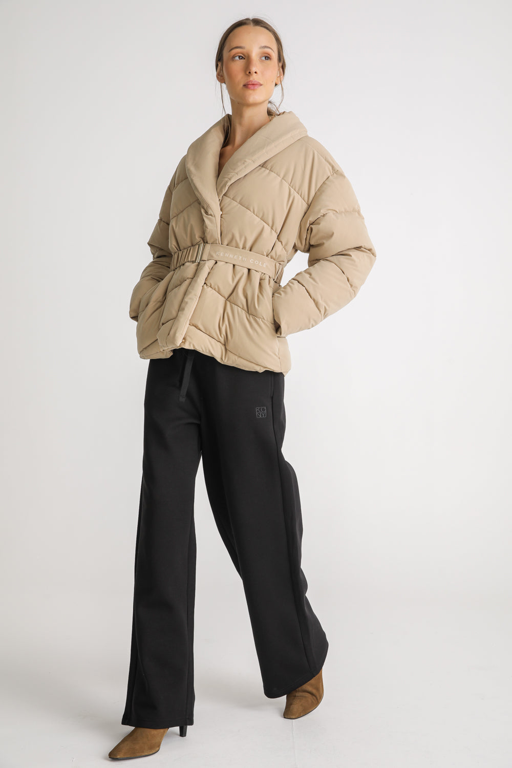 Belted Puffer Jacket