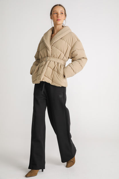 Belted Puffer Jacket