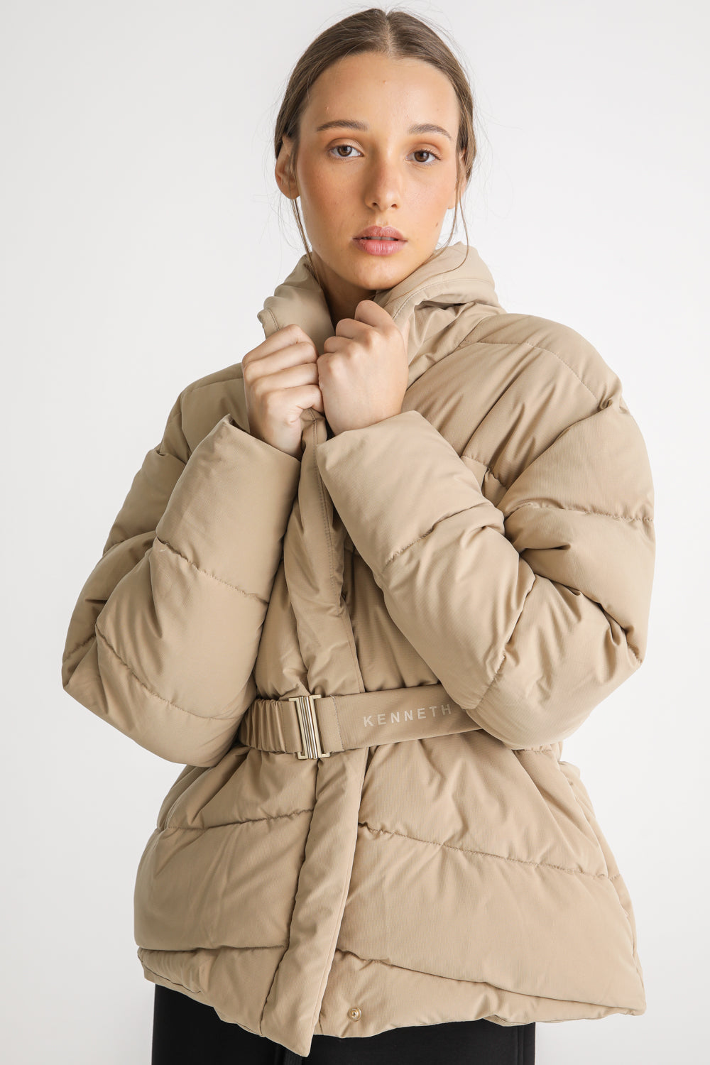 Belted Puffer Jacket