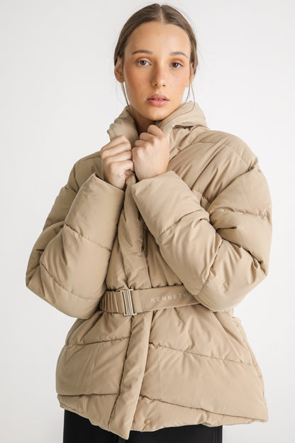 Belted Puffer Jacket