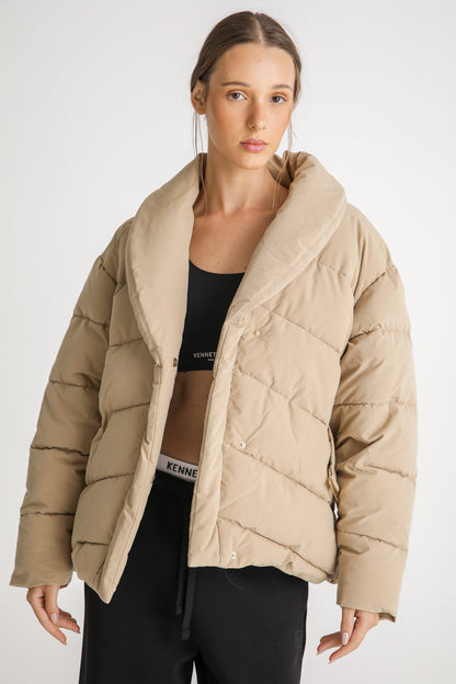 Belted Puffer Jacket