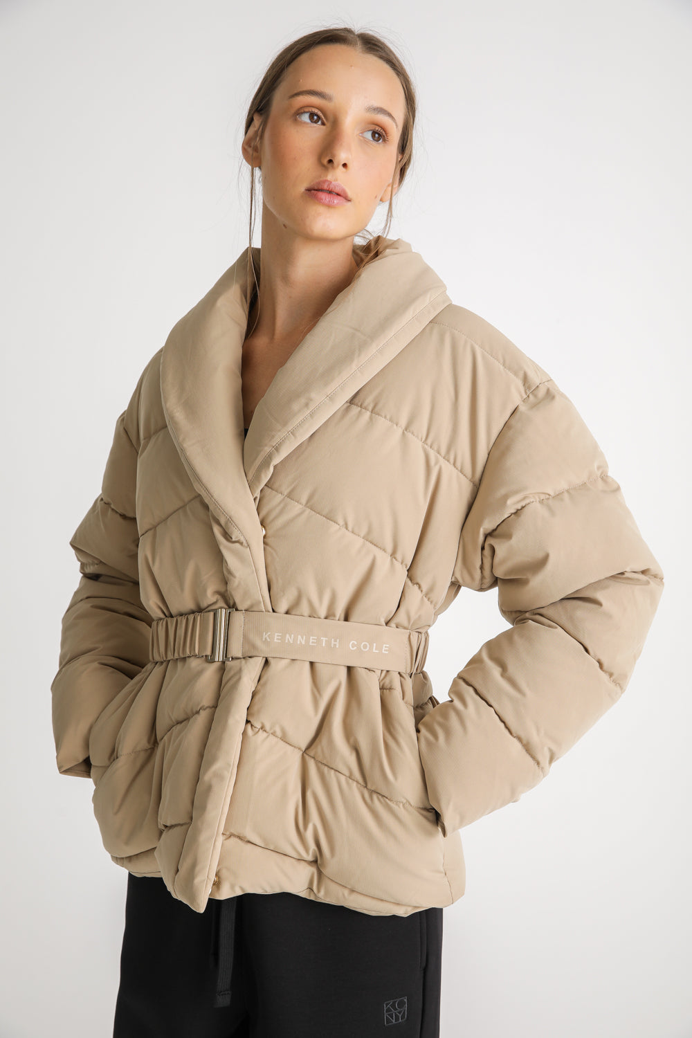 Belted Puffer Jacket