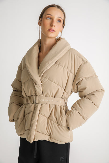 Belted Puffer Jacket
