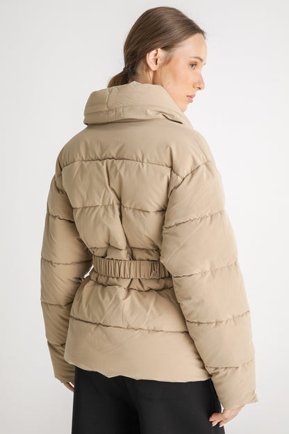 Belted Puffer Jacket