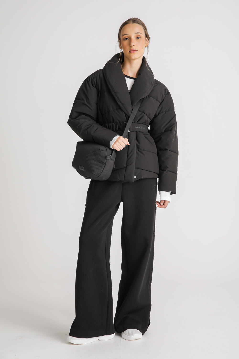 Belted Puffer Jacket