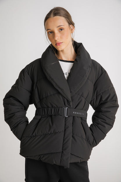 Belted Puffer Jacket
