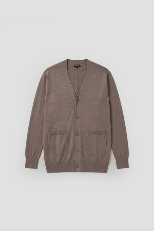 Buttoned Knit Cardigan