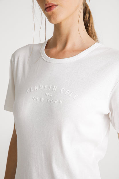 Cotton Crew Neck T Shirt