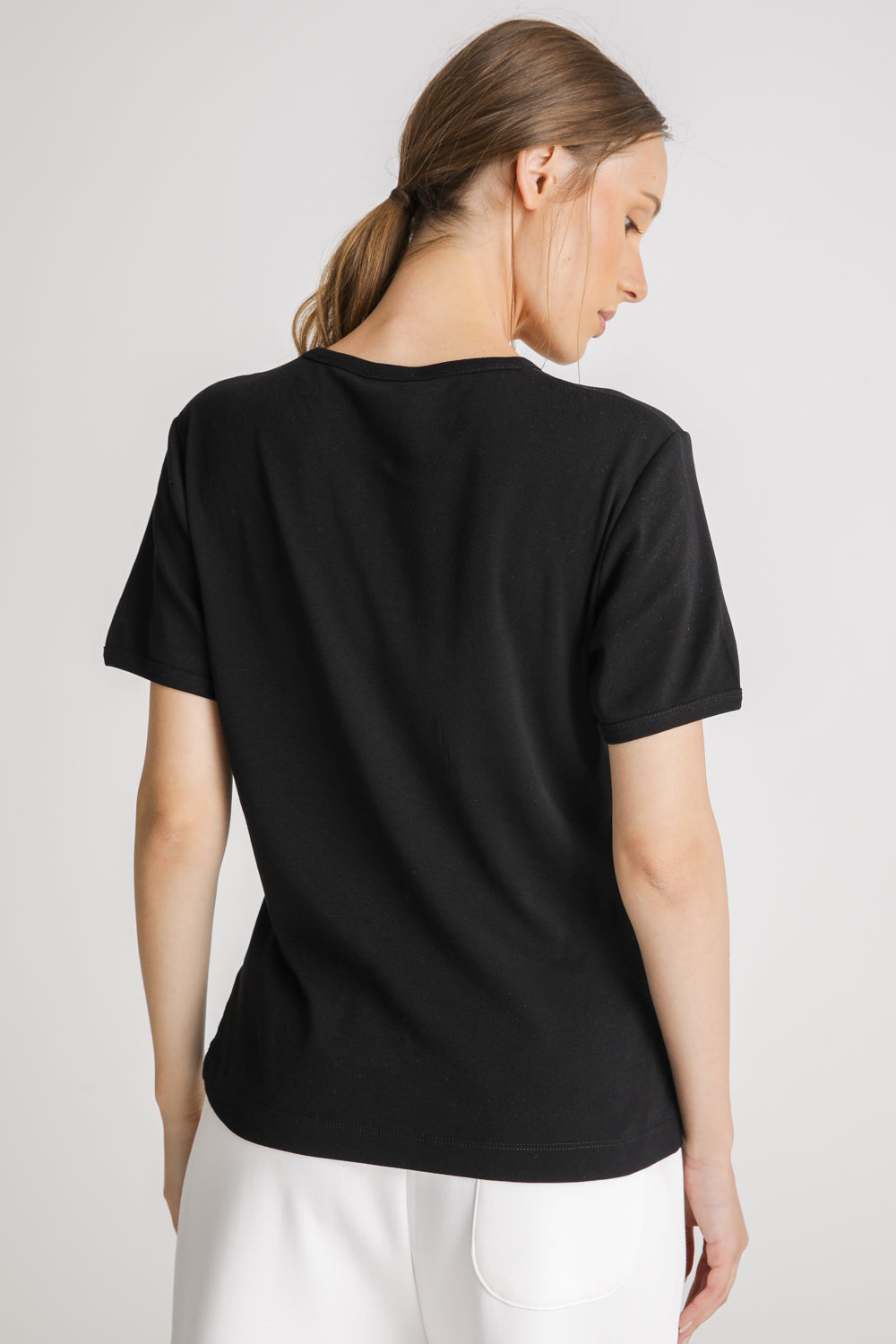 Cotton Crew Neck T Shirt