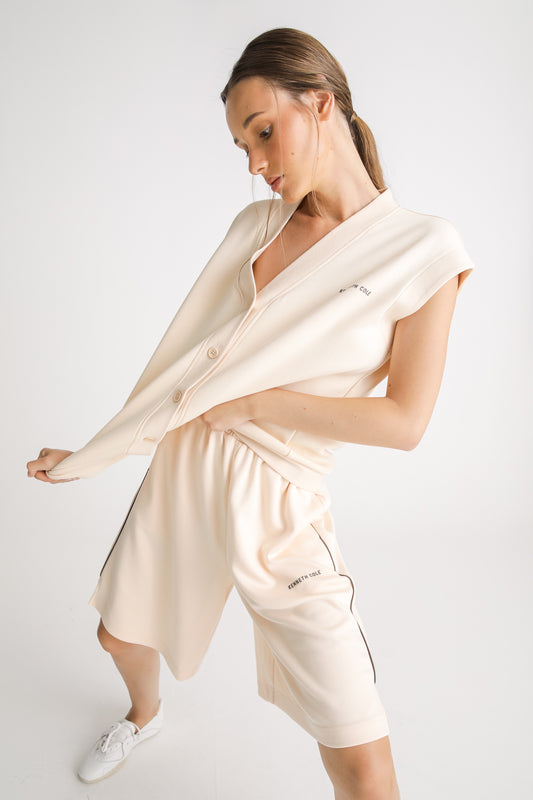Interlock Button Vest