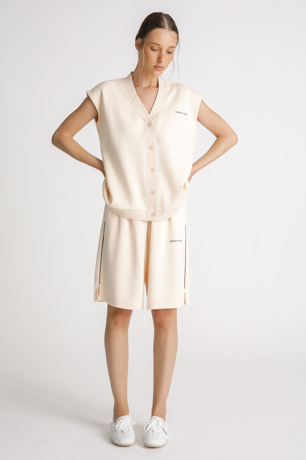 Interlock Button Vest