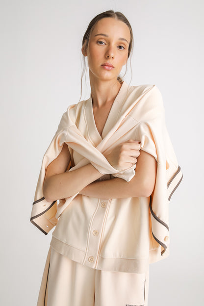 Interlock Button Vest