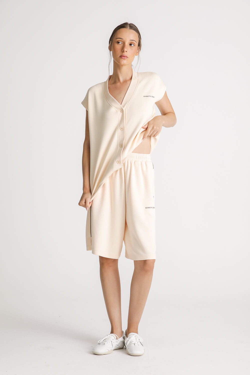 Interlock Button Vest
