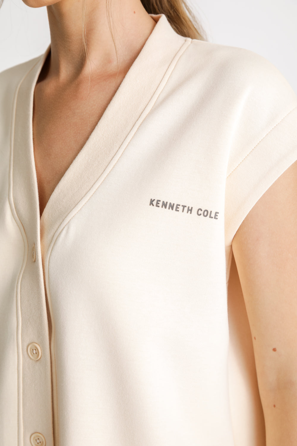 Interlock Button Vest