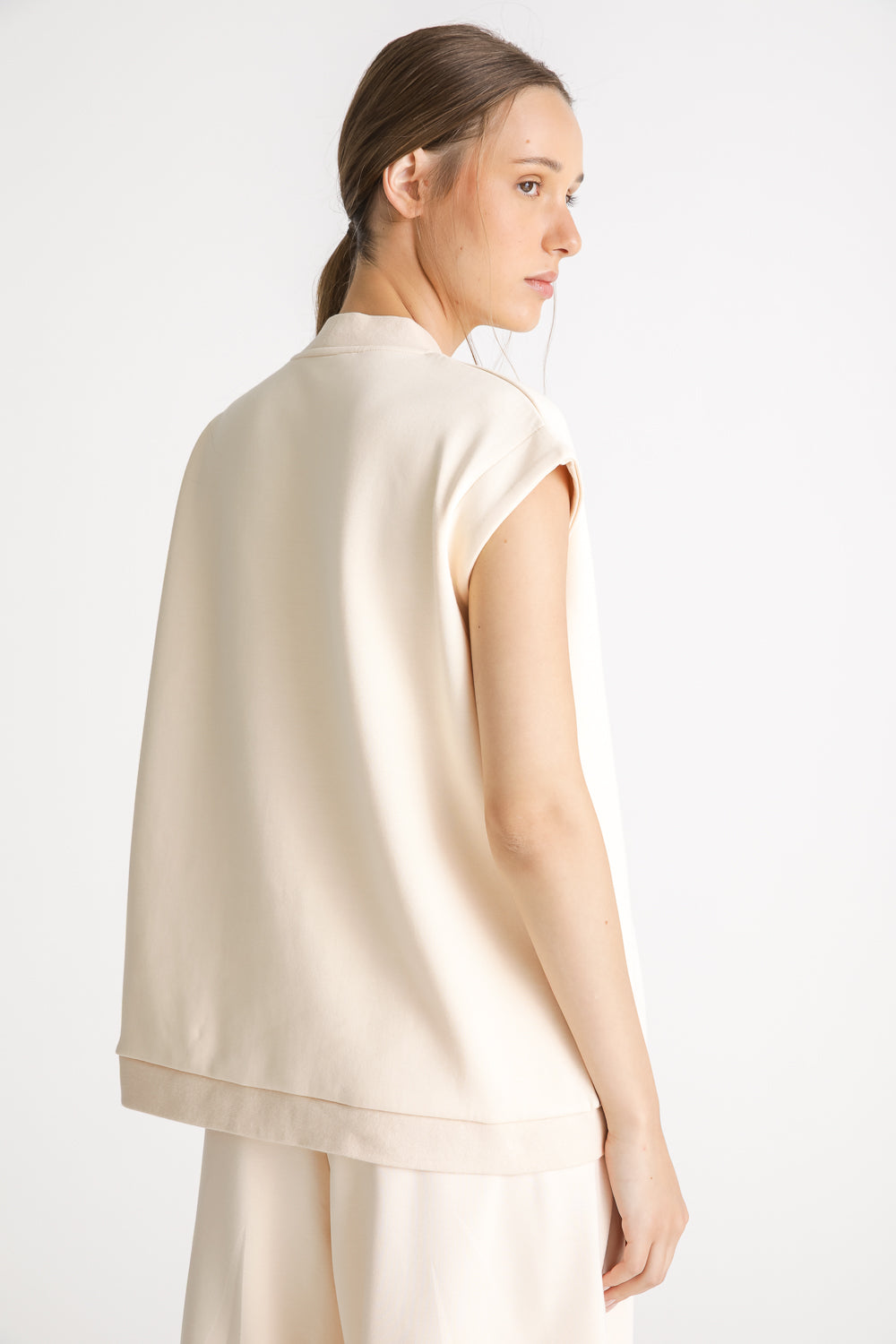 Interlock Button Vest