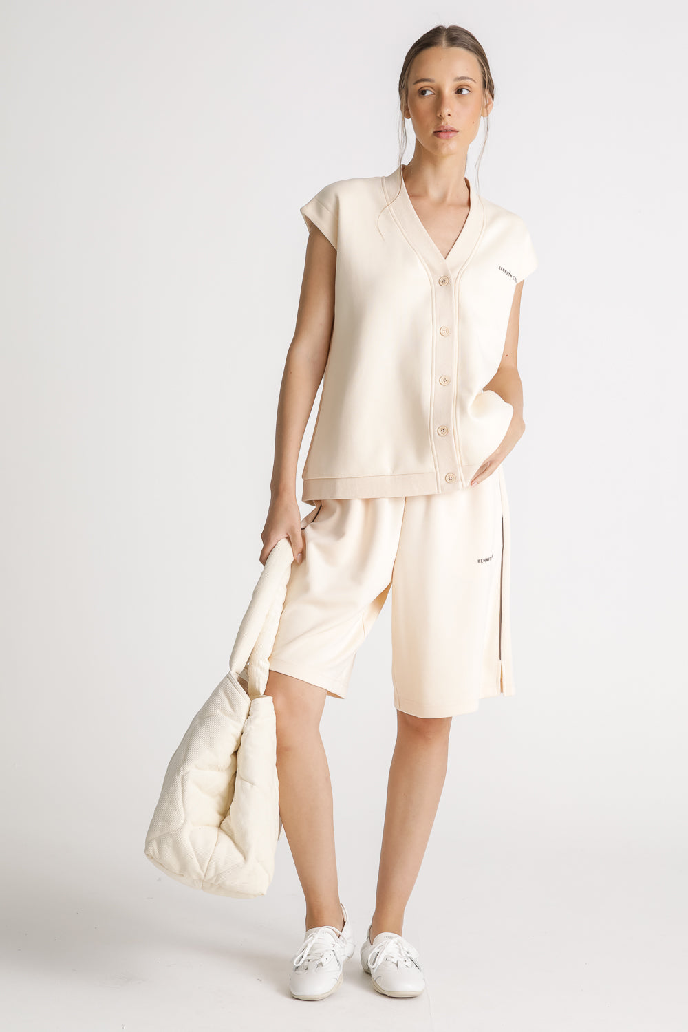 Interlock Button Vest