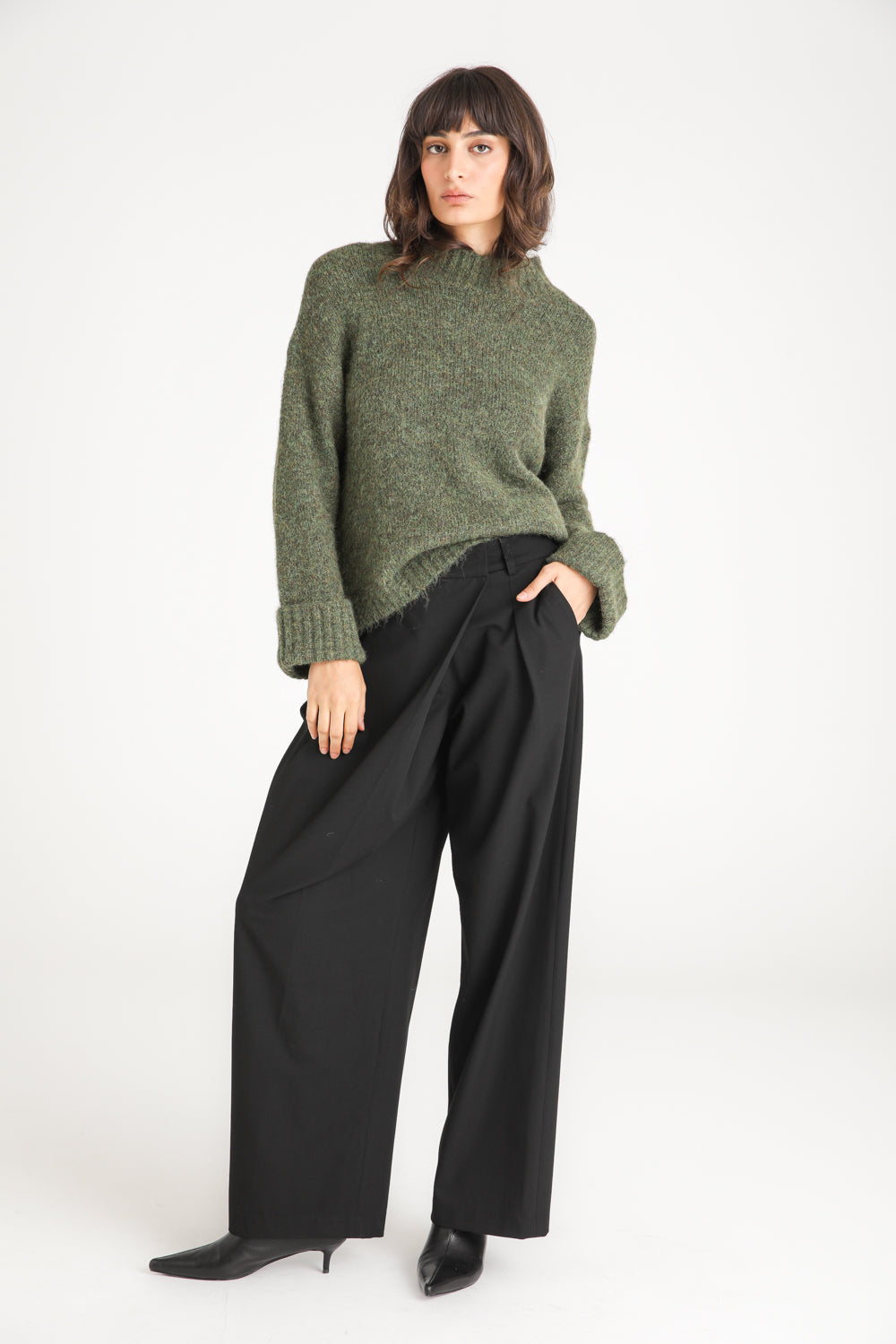 Asymmetric Tailored Pants