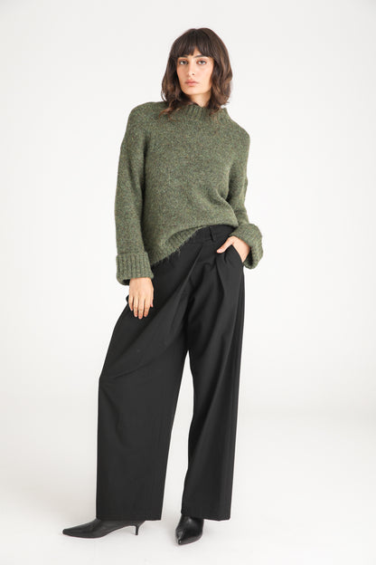 Asymmetric Tailored Pants