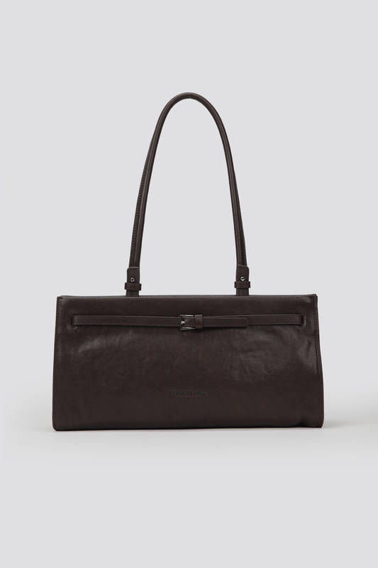 Leather Baguette Bag