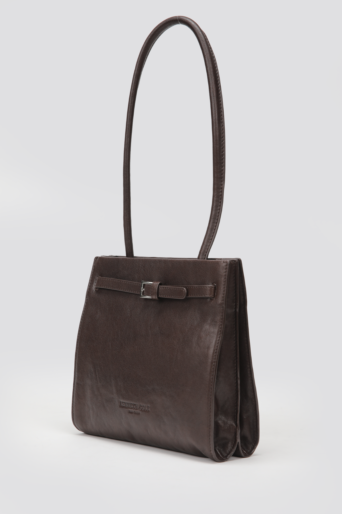 Leather Buckle Shoulder Bag