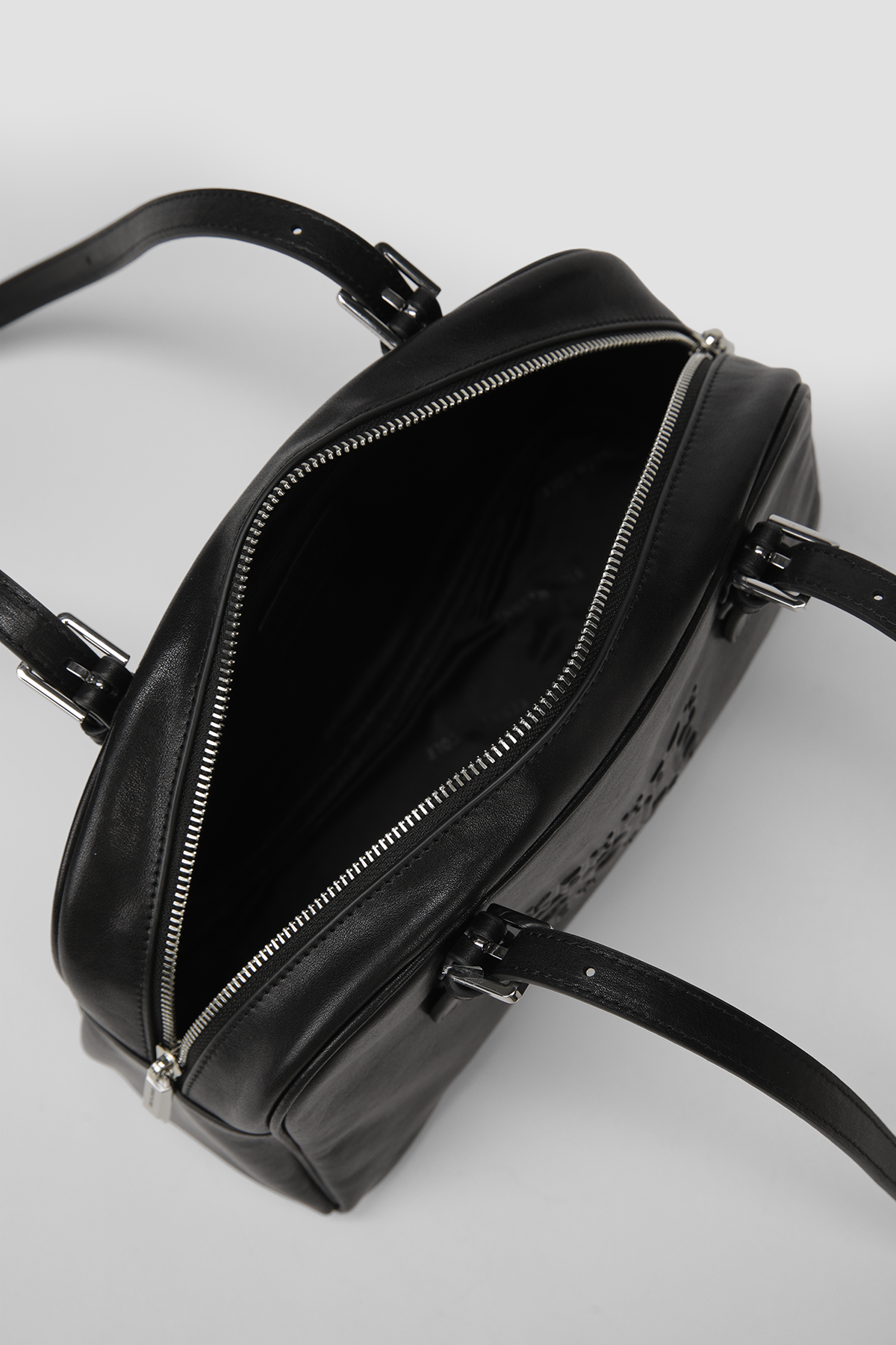 Logo Leather Shoulder Bag