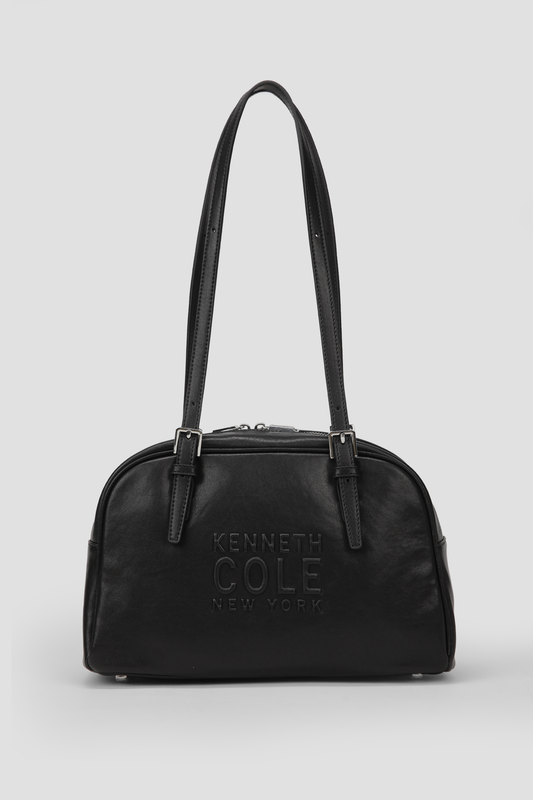 Logo Leather Shoulder Bag