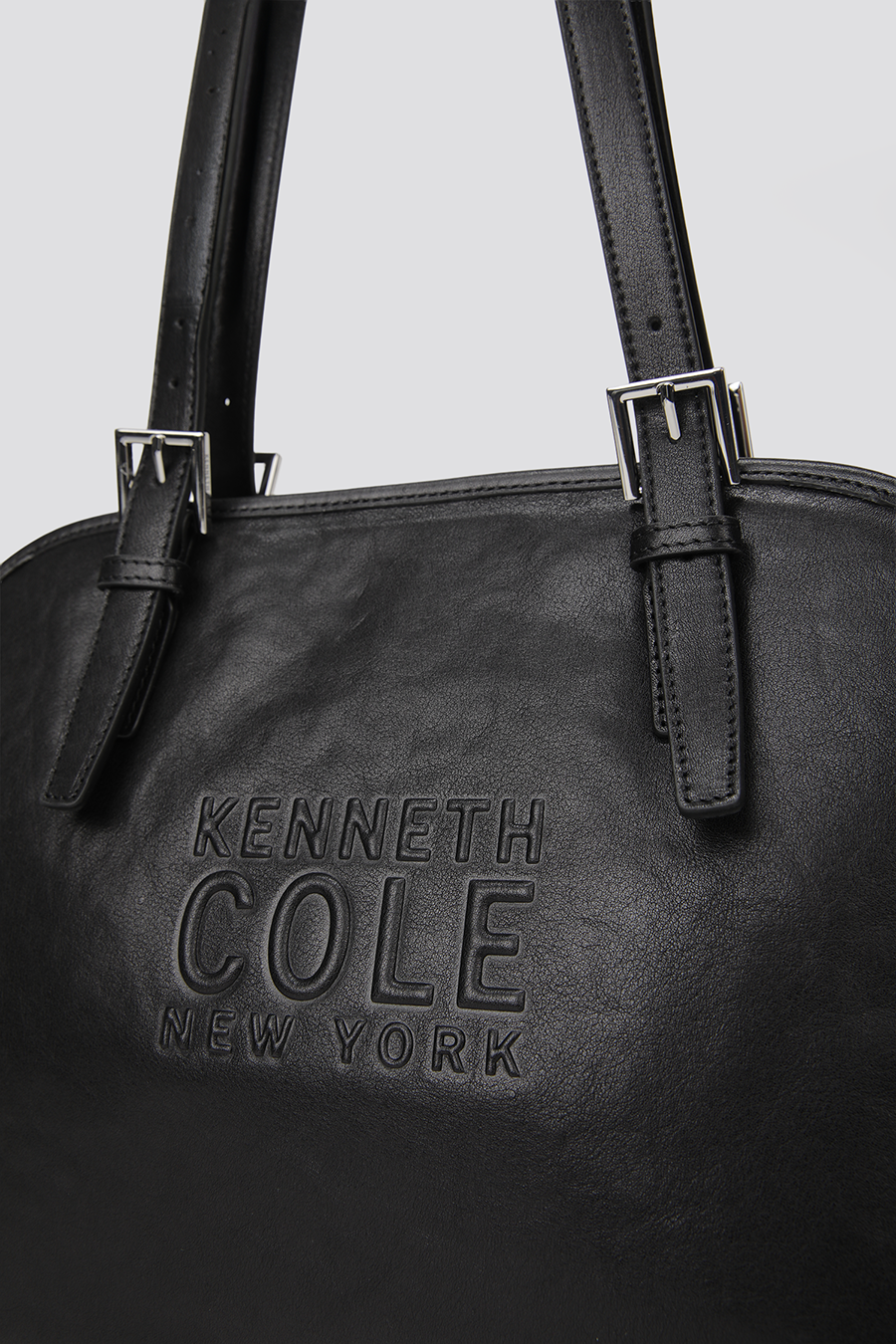Leather Rounded Bowling Tote