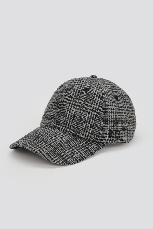 Checked Baseball Cap