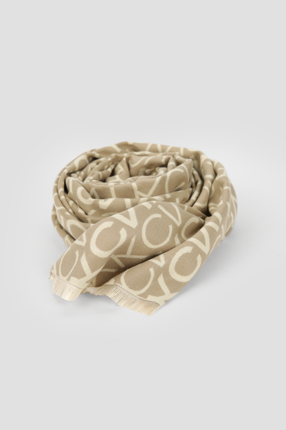 Logo Print Scarf