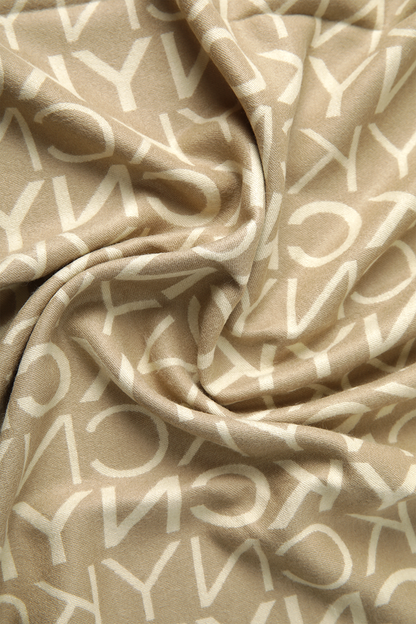Logo Print Scarf