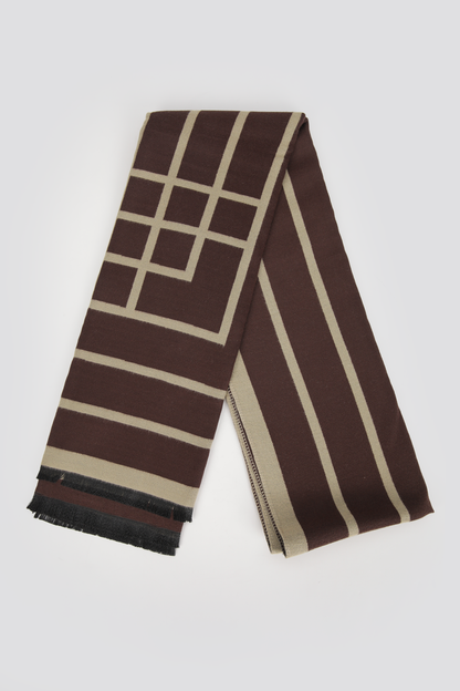 Geometric Print Scarf