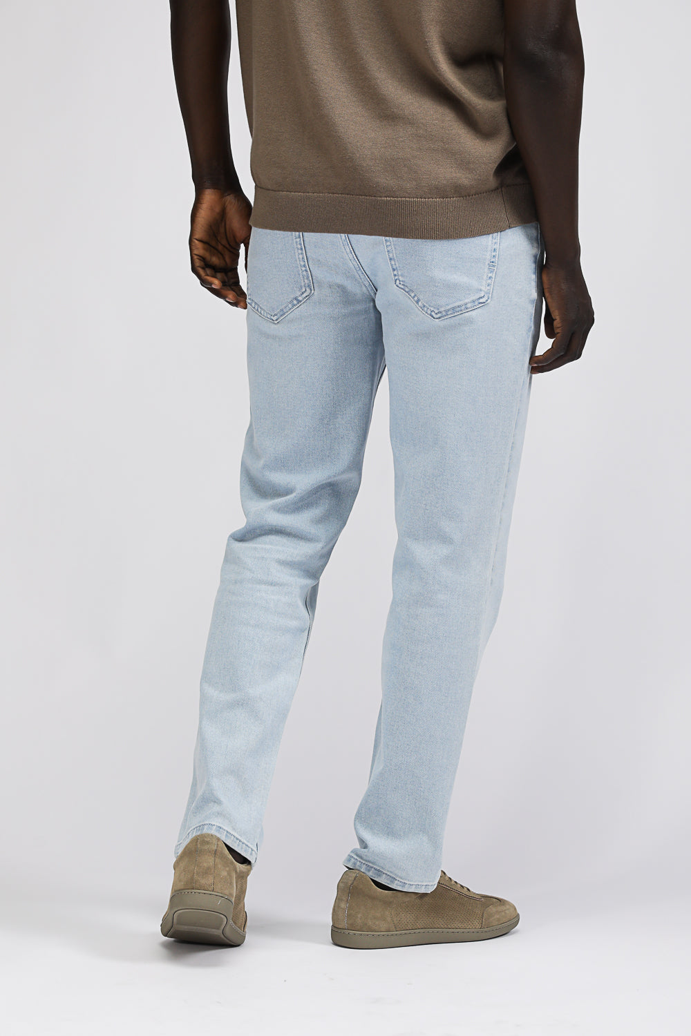Straight Leg Denim Jeans