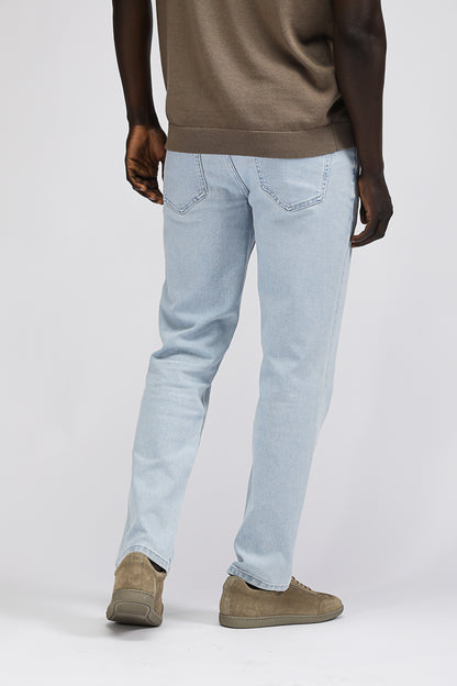 Straight Leg Denim Jeans