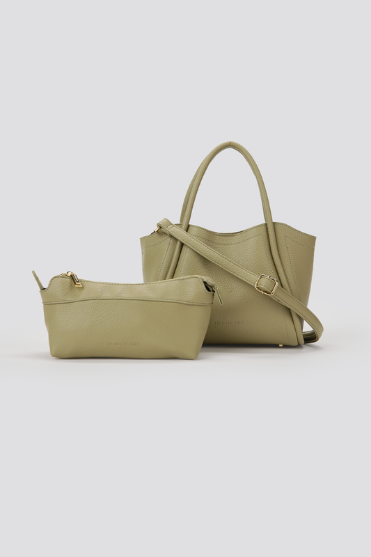 Shoulder Bag with Detachable Pouch